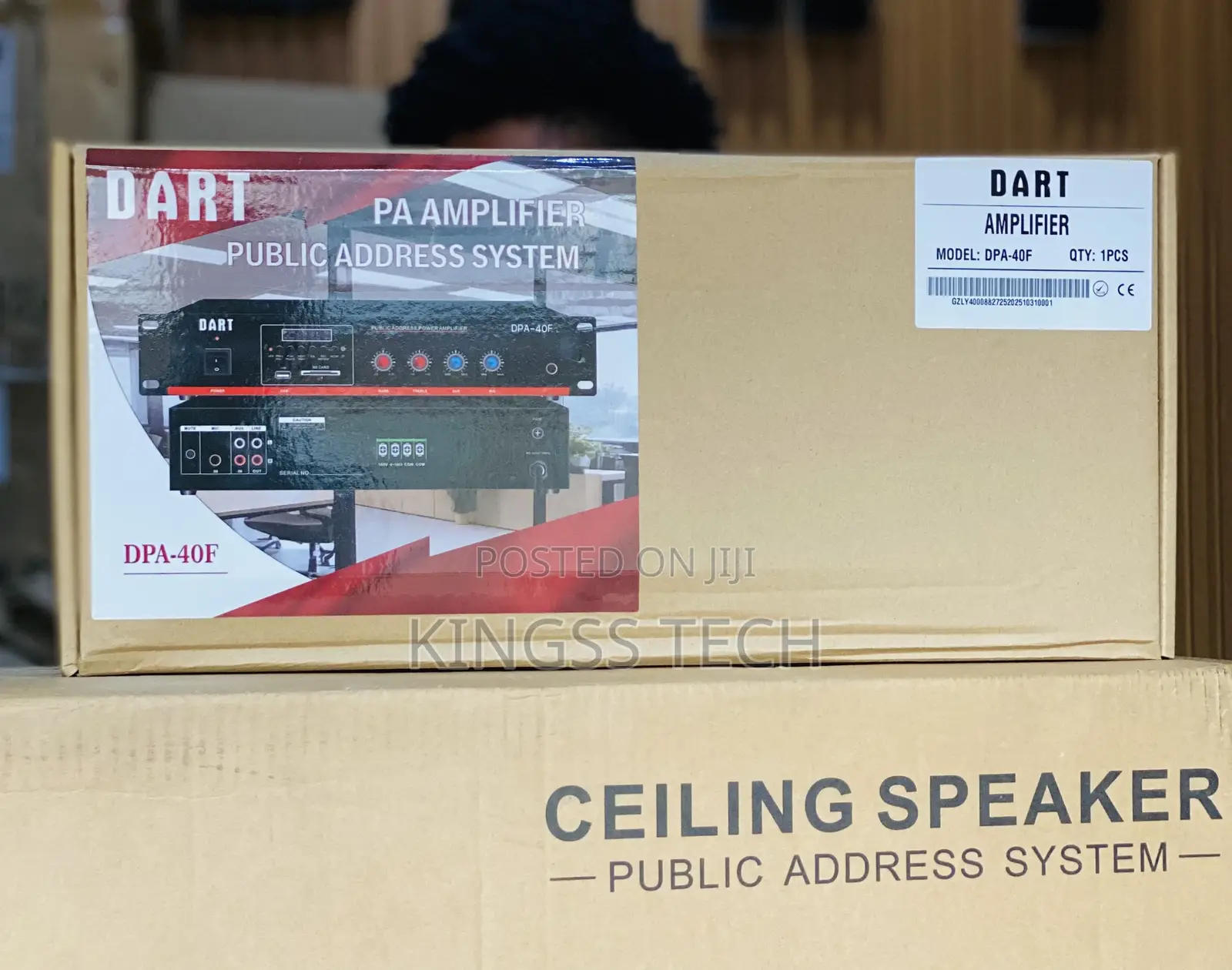 Dart Dpa-40f Public Address Amplifier 40watts