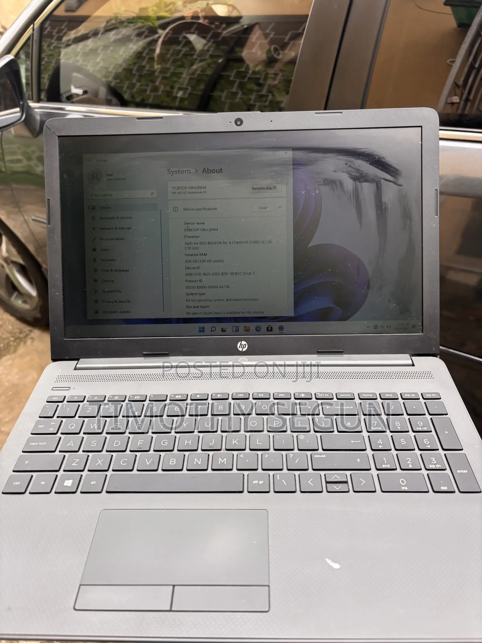 Laptop HP 255 G6 8GB AMD SSD 128GB