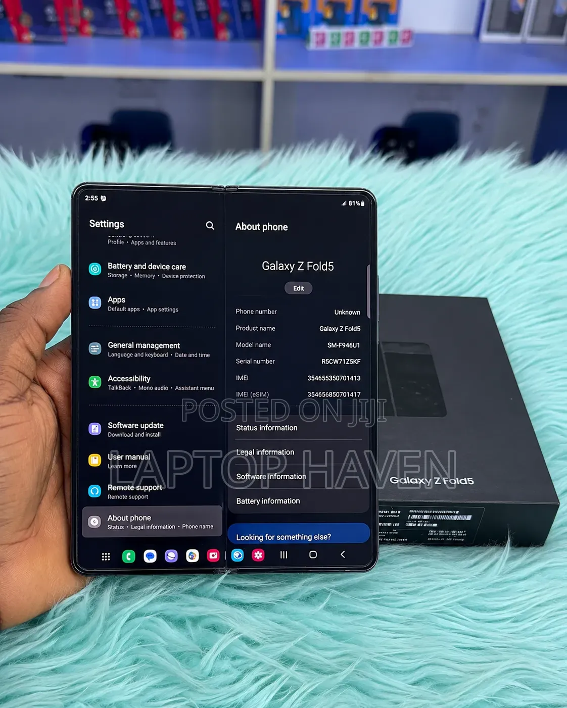 Samsung Galaxy Z Fold 5 256 GB Black