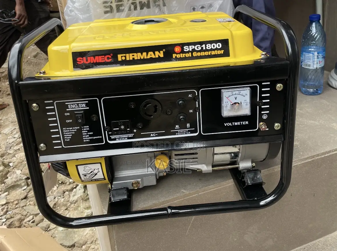 Spg1800. 1.8kva Original Sumec Firman Portable Manual Start Generator