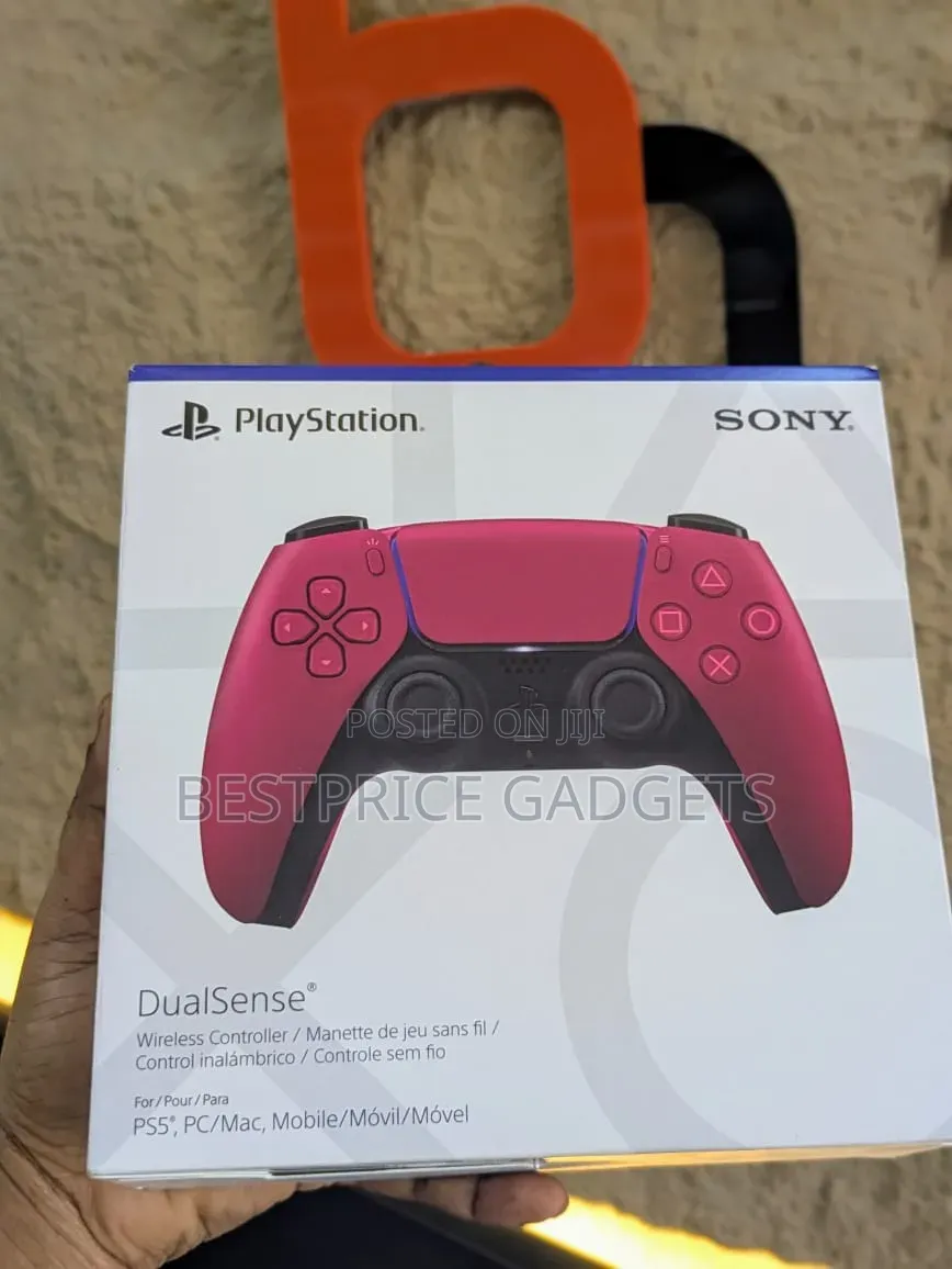 PlayStation 5 Pads Authentic PS 5 Controllers Red Colour