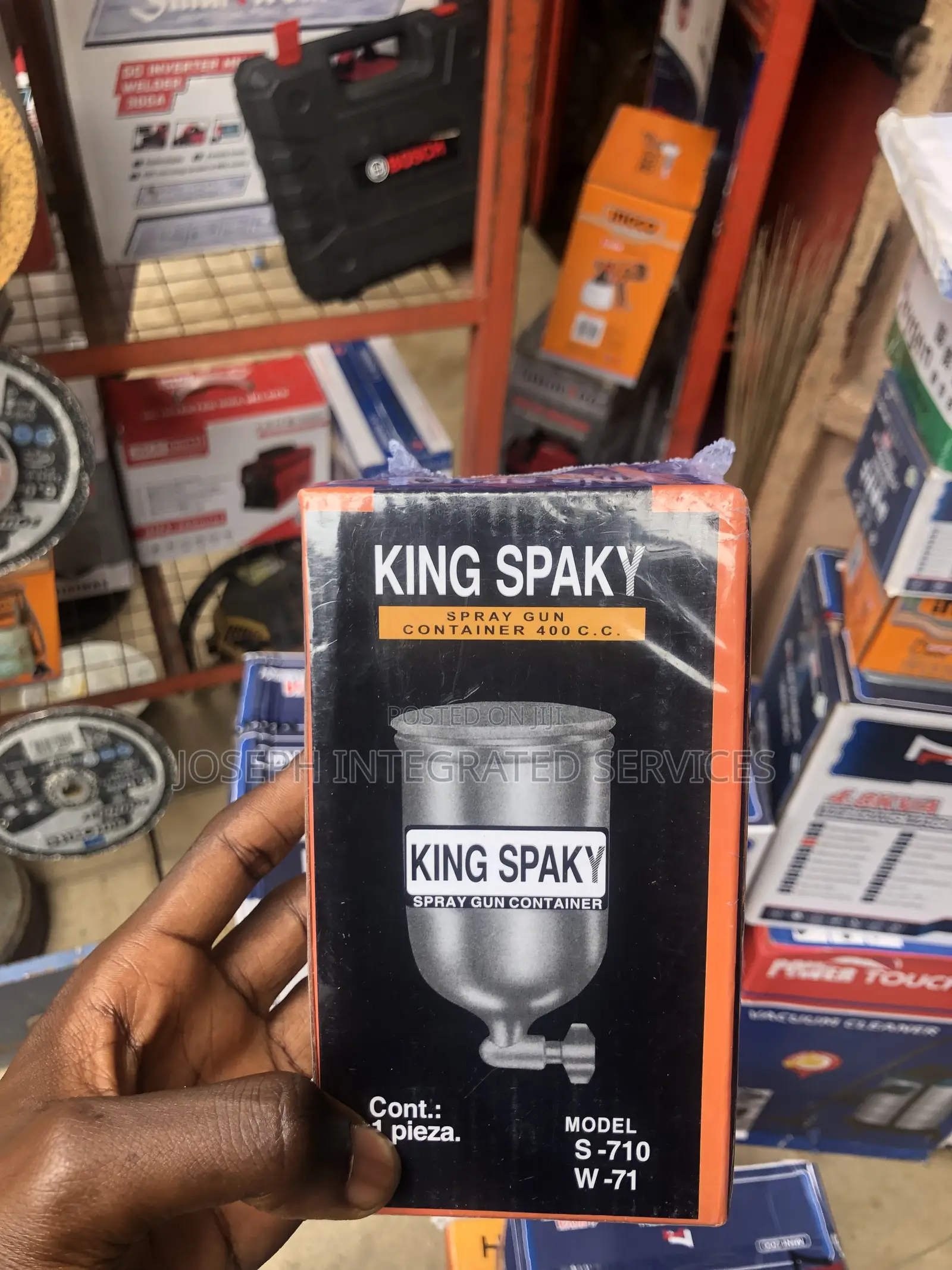 King Spaky Brand Spray Gun Container, Model S-710 W-71