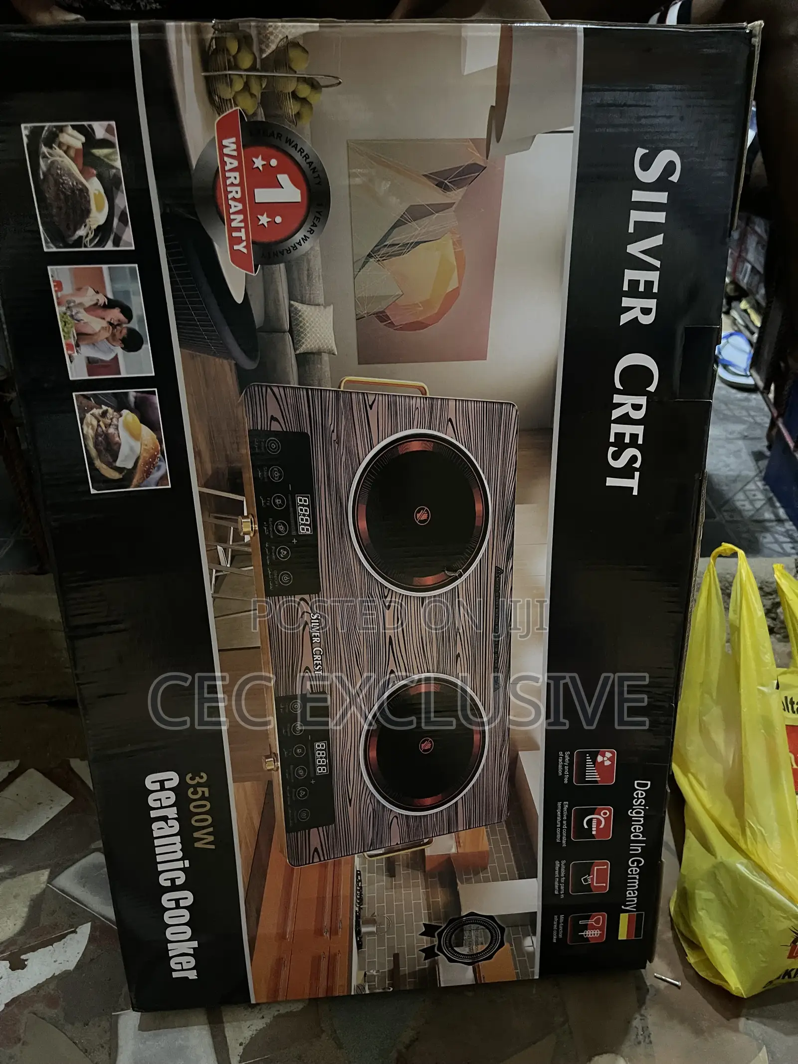 Double Bunner Infrared Low Consumption Cooker