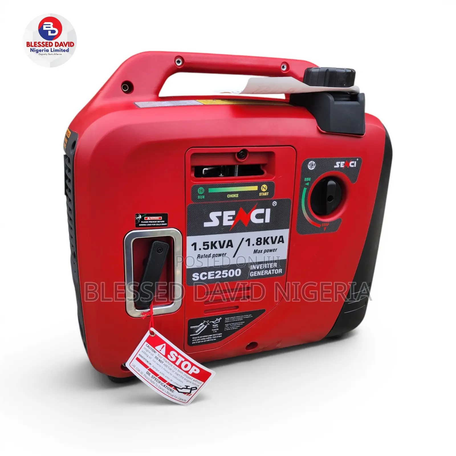 Senci SCE2500 1.5kva / 1.8kva Inverter Petrol Generator (Manual Start)
