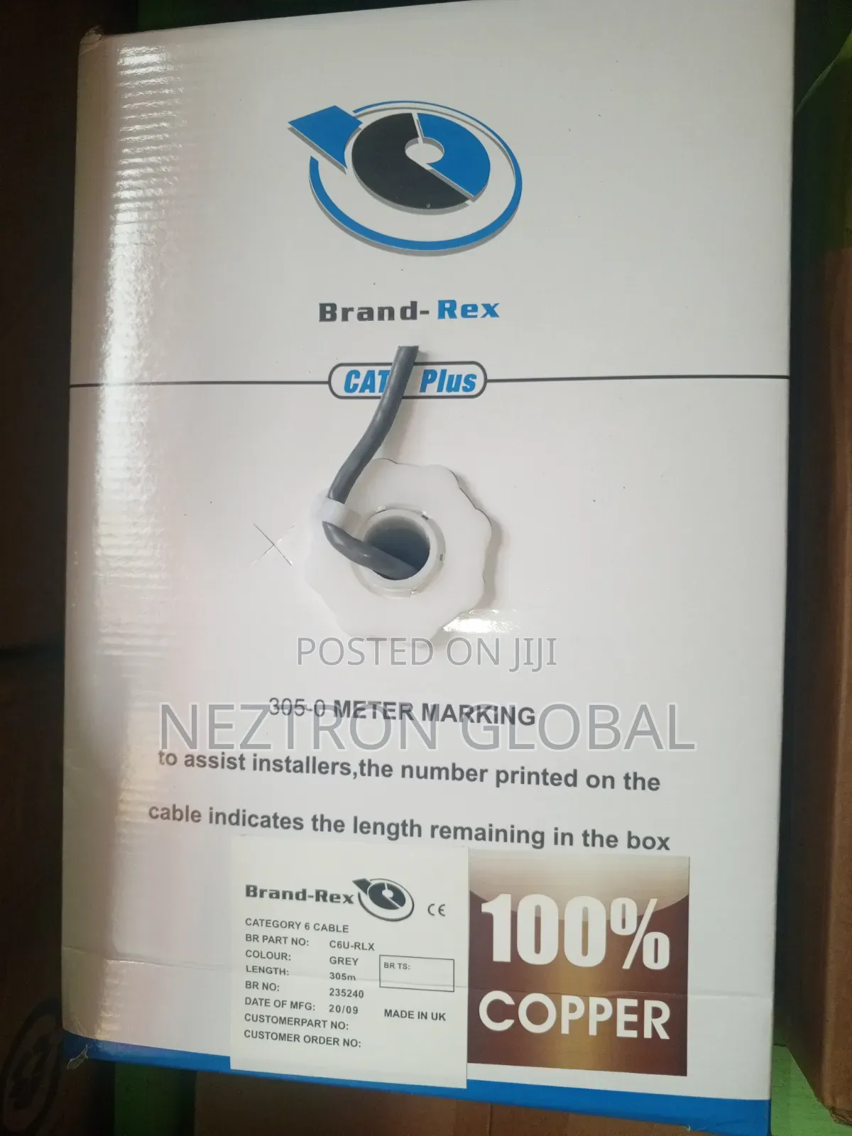 Brandrex Cat6 Cable Indoor