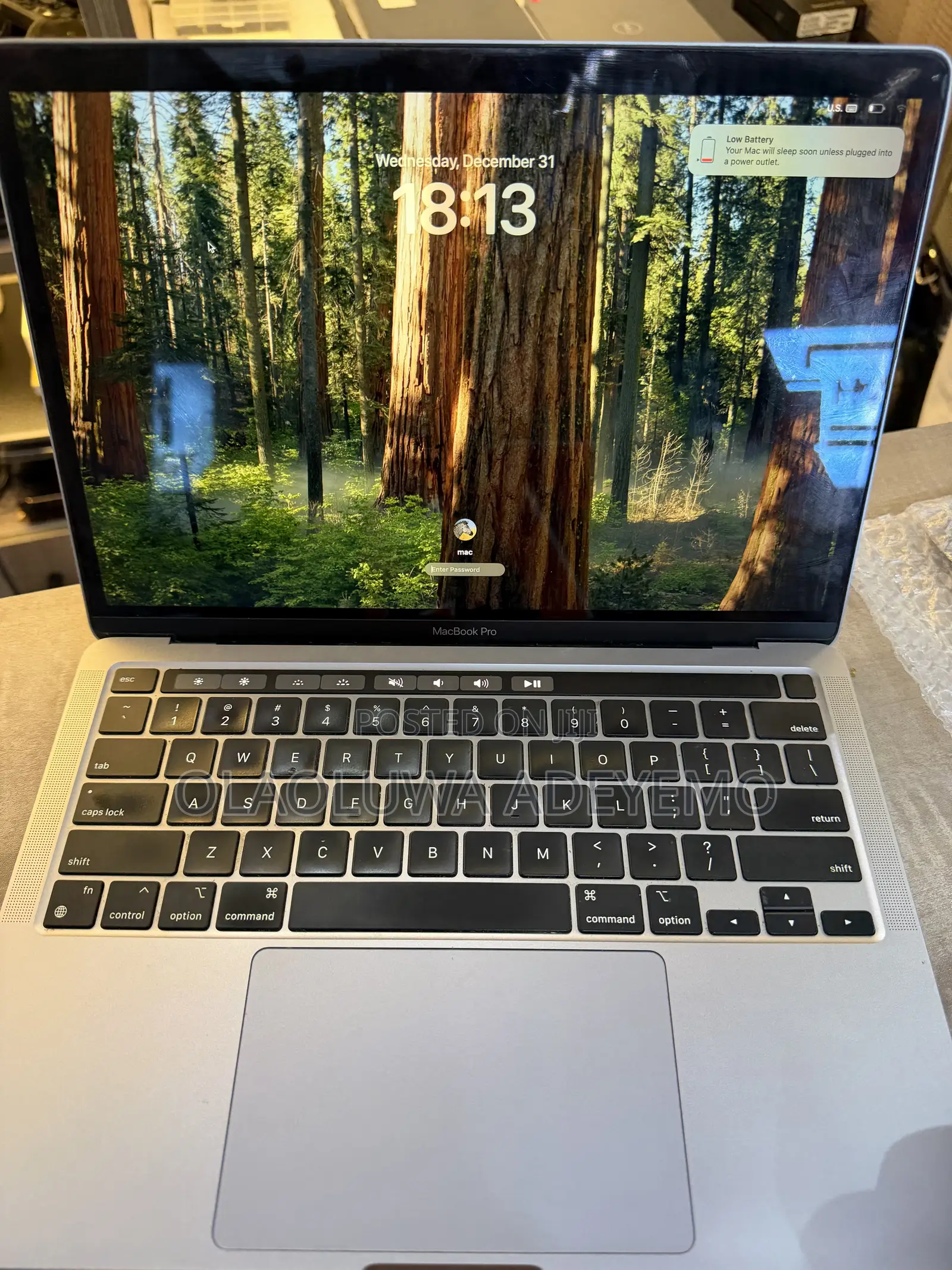 Laptop Apple MacBook Pro 2020 M1 8GB Apple M1 SSD 512GB