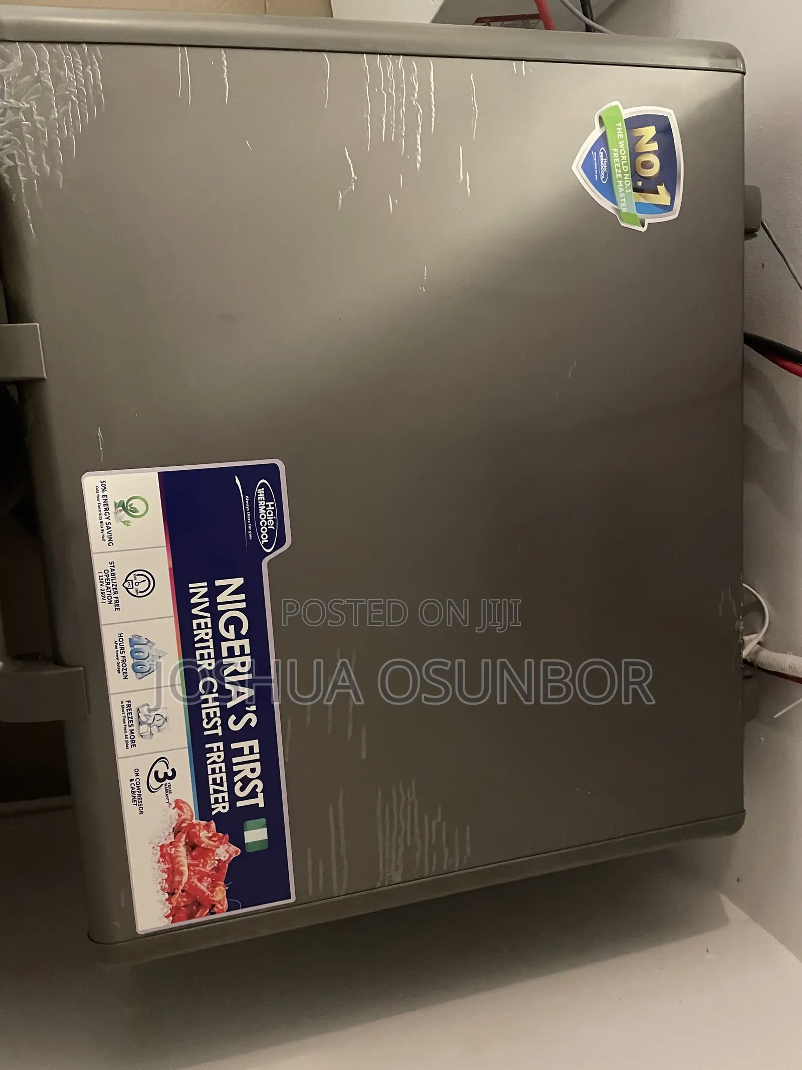 Haier Thermocool 219L Inverter Chest Freezer, Silver (HTF-219IS)