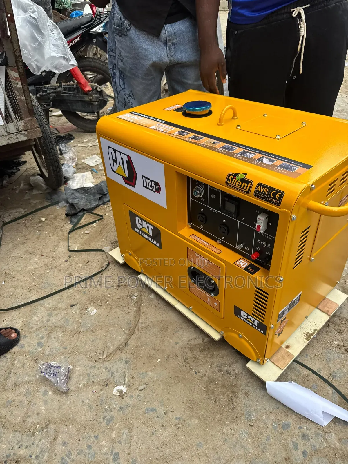 12.5kVA CAT Diesel Soundproof Generator – 100% Copper Coil
