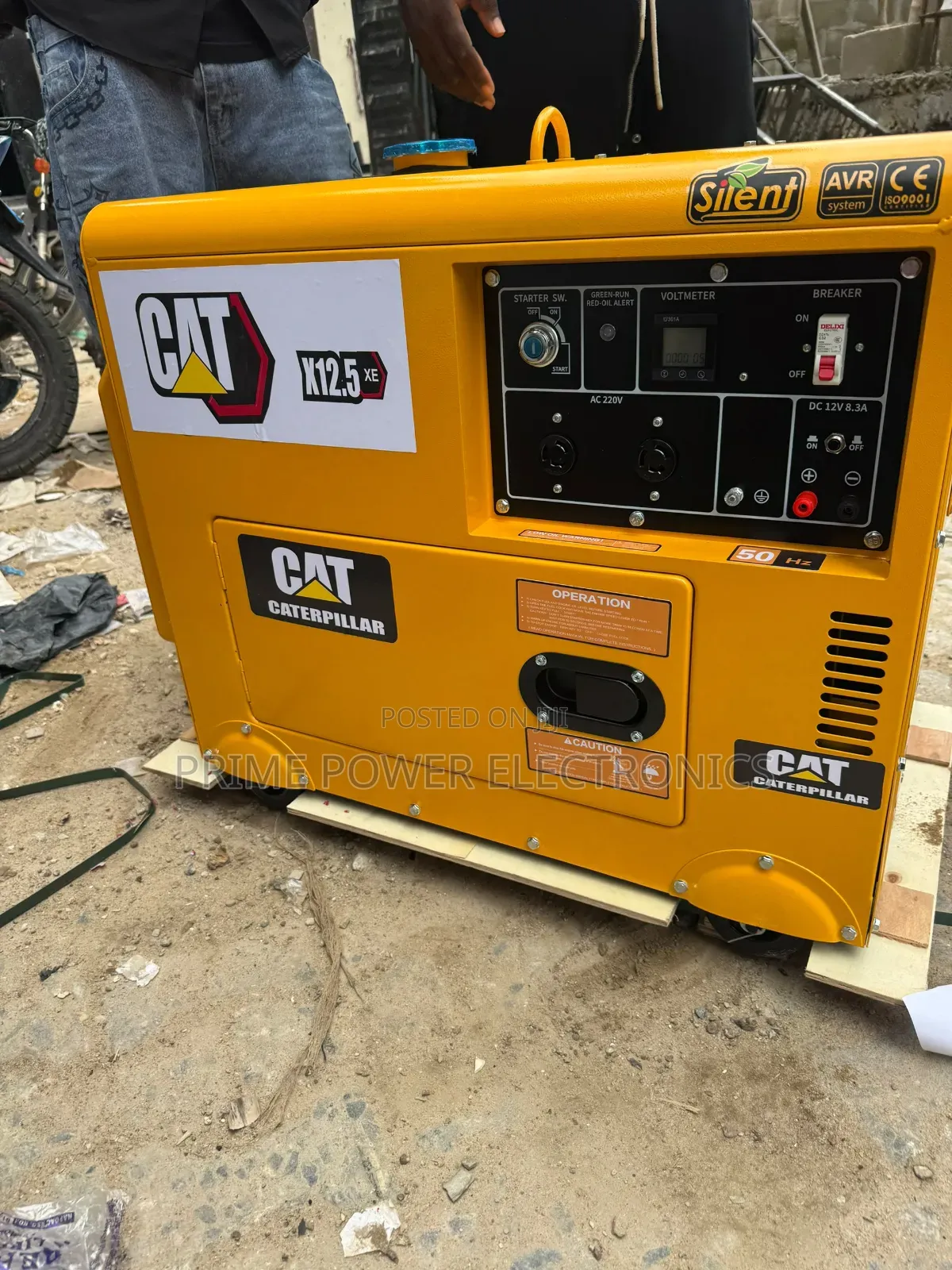 12.5kVA CAT Diesel Soundproof Generator – 100% Copper Coil