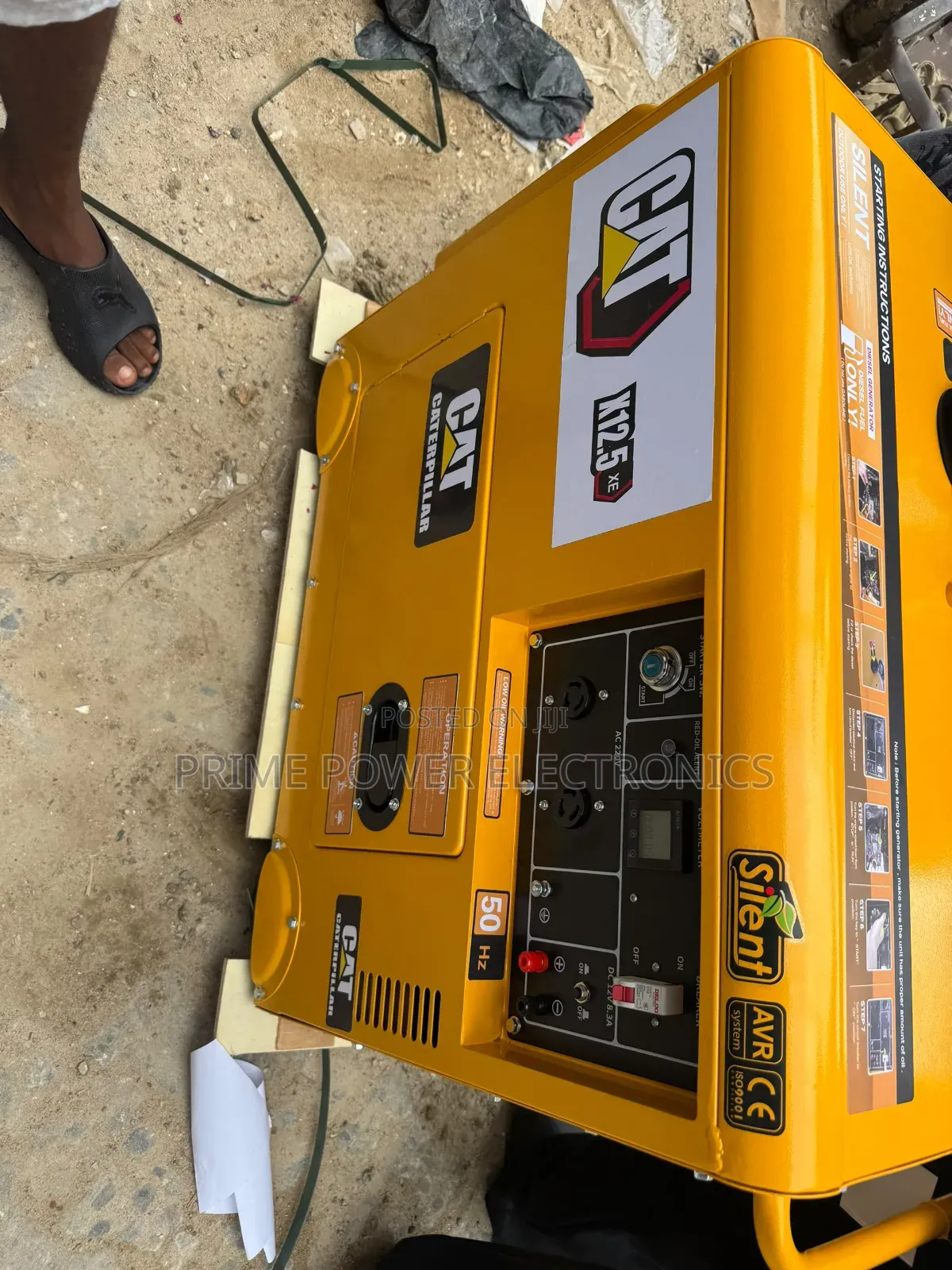 CAT 12.5kVA Soundproof Diesel Generator – Efficient Reliable �