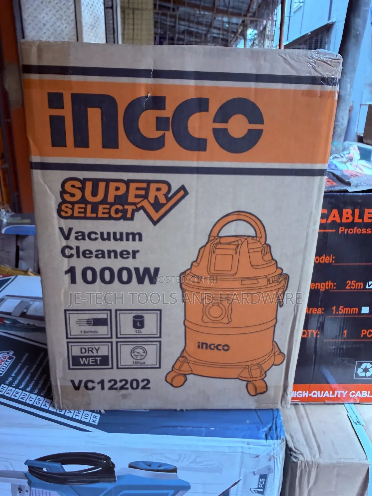 Ingco Brand Vacuum Cleaner 12L