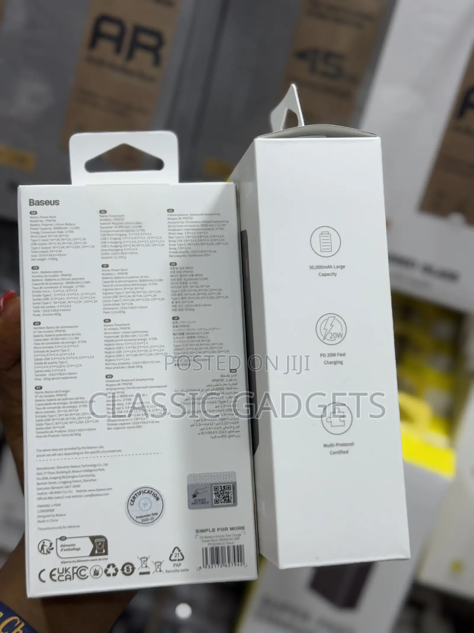 Baseus Airpow Fast Charge Power Bank 30000mAh 20W