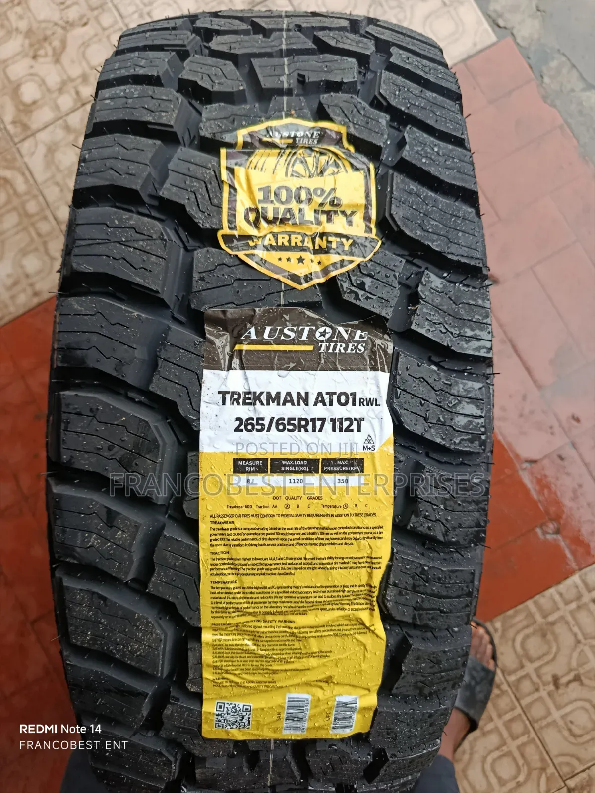 265/65r17 Original Austone Offload Tyre