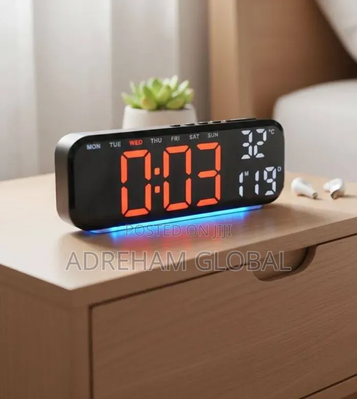 GH9015 Table Digital Alarm Clock USB/Battery Powered
