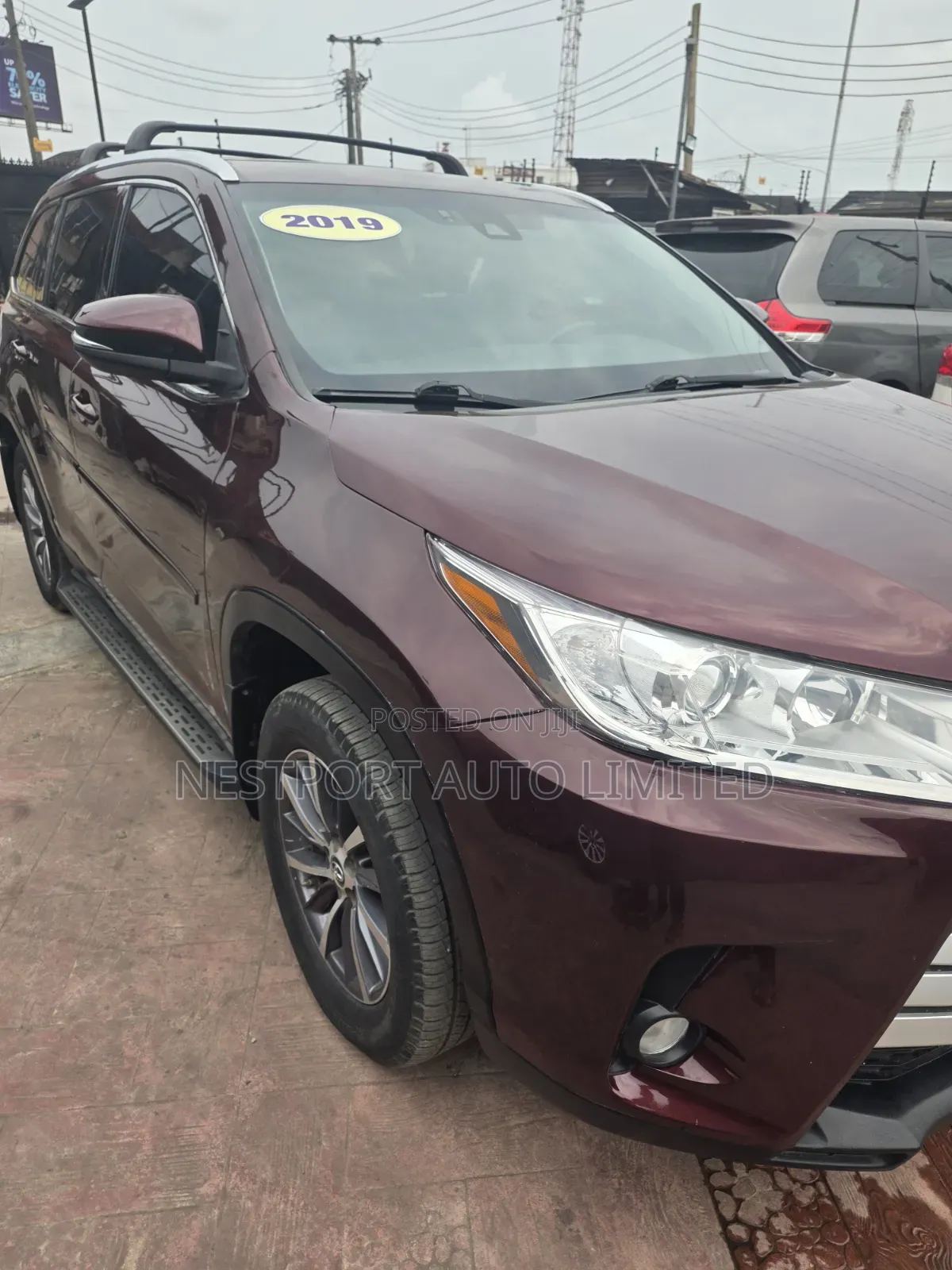 Toyota Highlander 2019 Burgundy