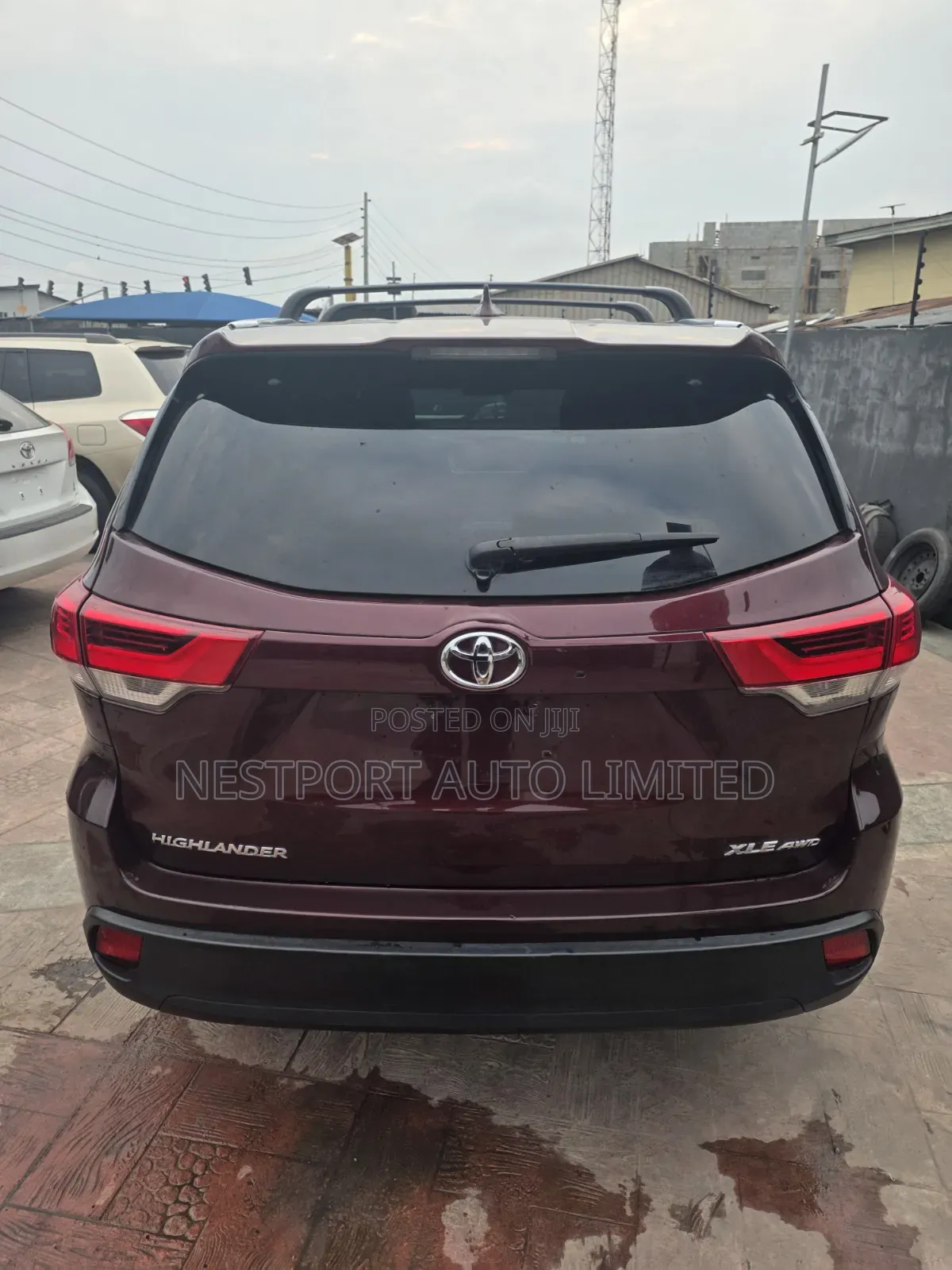 Toyota Highlander 2019 Burgundy