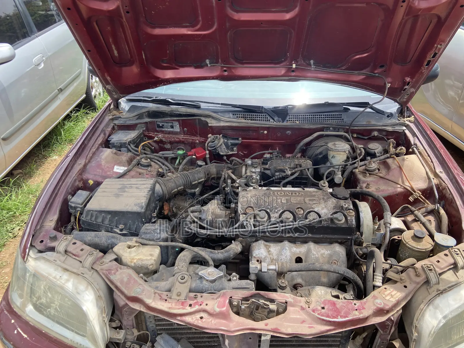 Honda Civic EX 4dr Sedan 1999 Burgundy