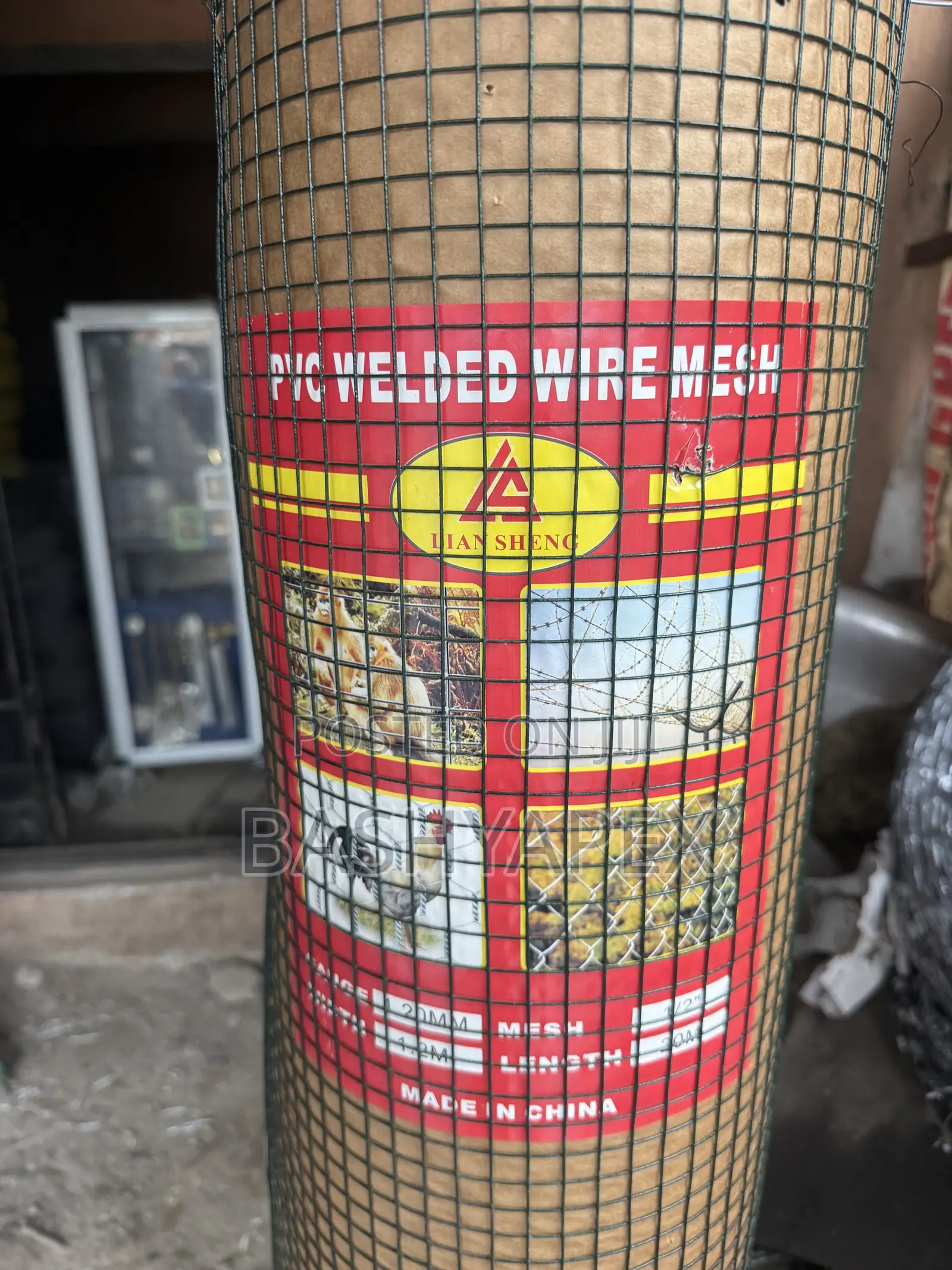 Galvanized and Green Half Inch PVC Welded Wire Mesh 1.2M X 20 M