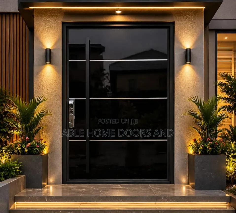 Local Made Pivot Door 5f.t by 8ft With Aluminium Composite