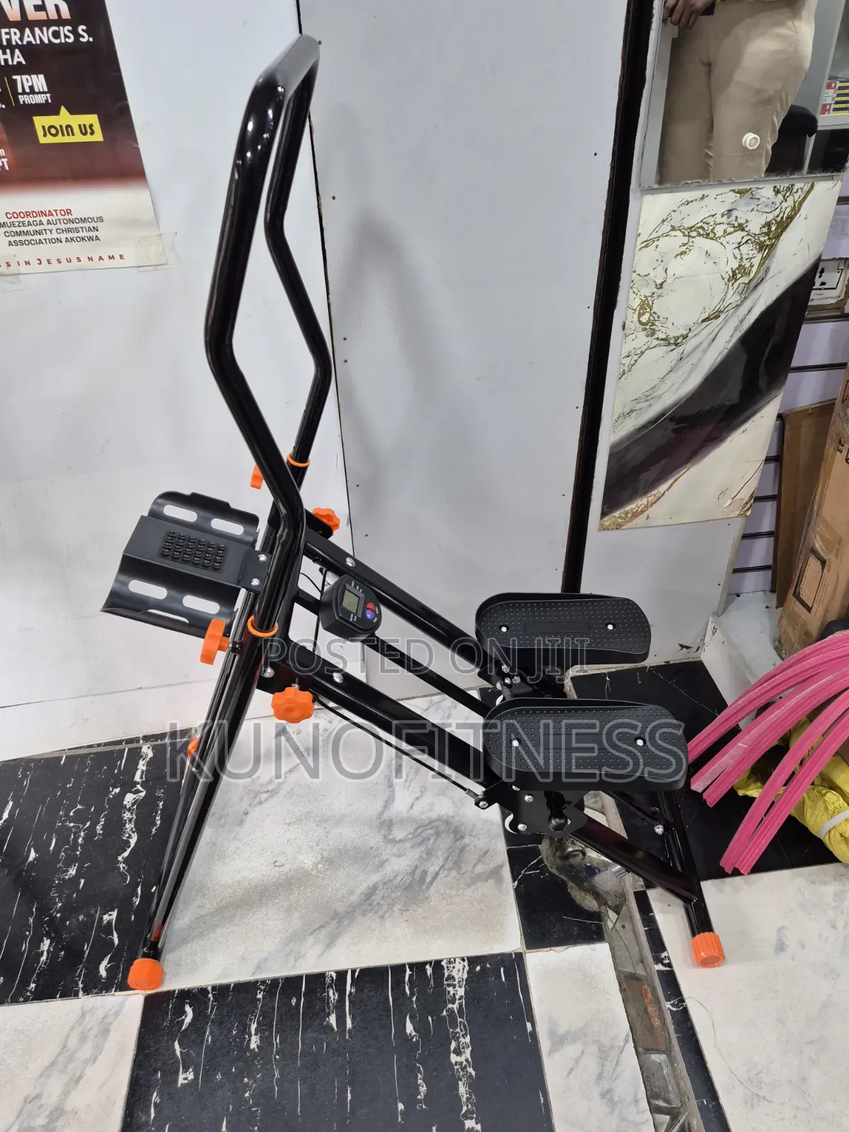 Stair Climber Machine With Digital Tracker – Foldable