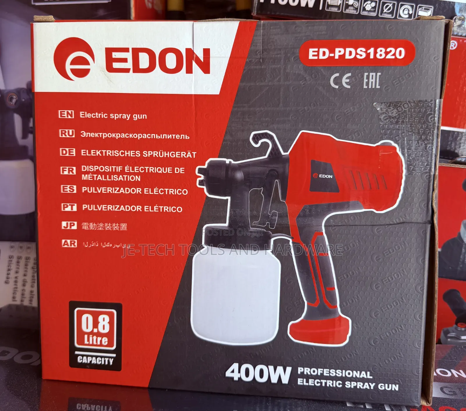 Edon ASG-18 Cordless Electric Spray Gun 400W
