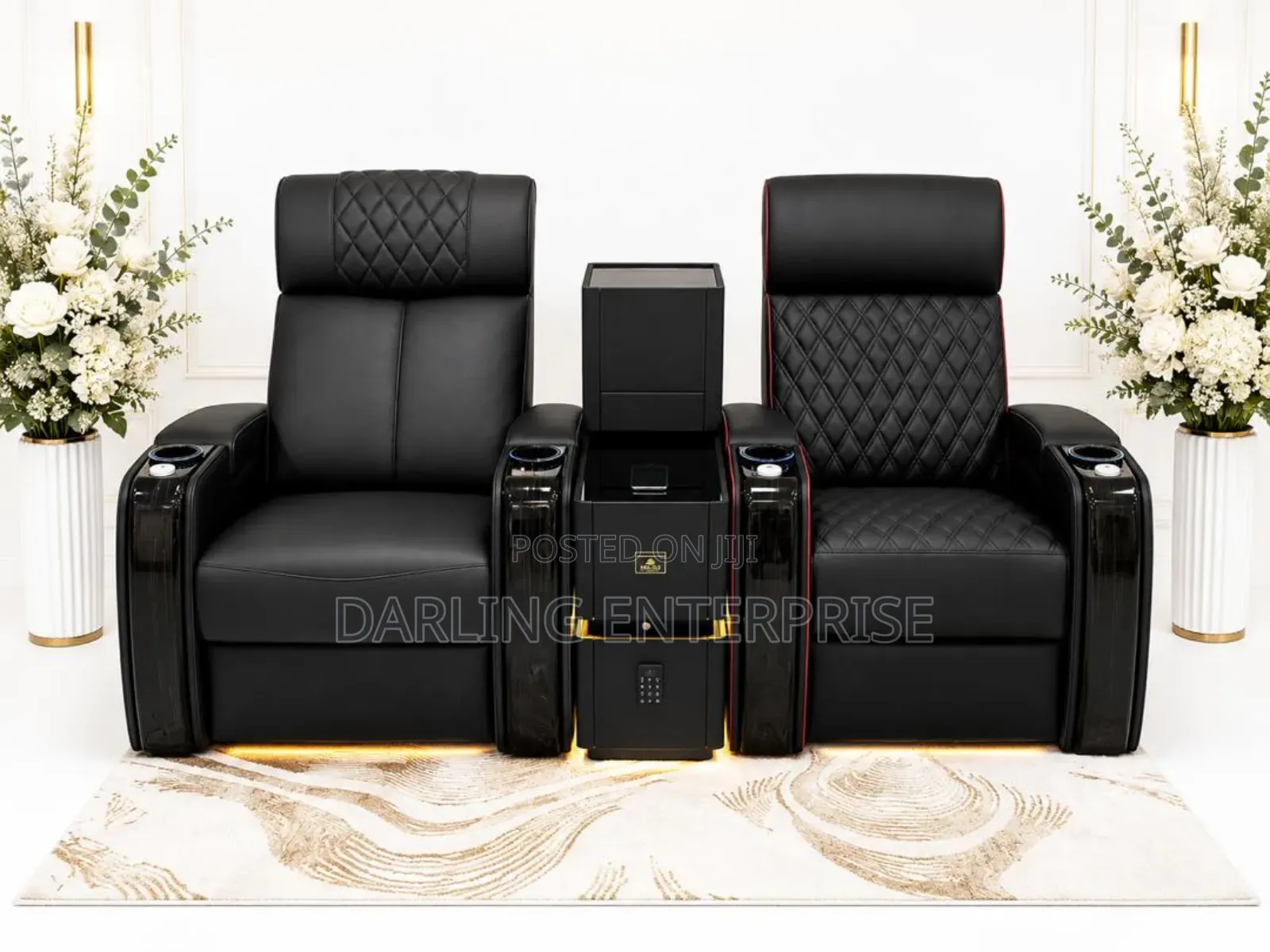Cinema Sofa With Cabinet