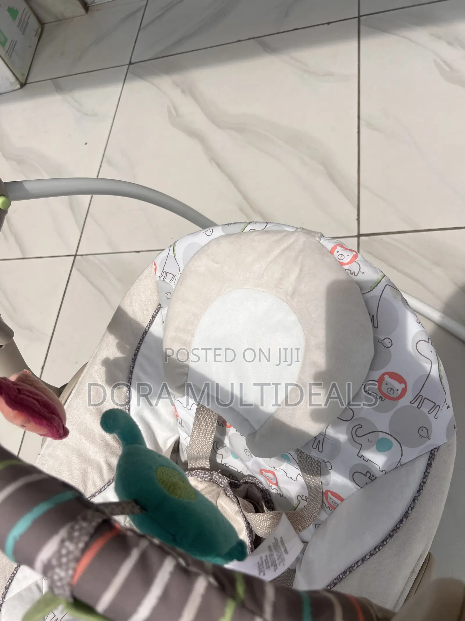 Imported Solid Musical Baby Swing With Rattles