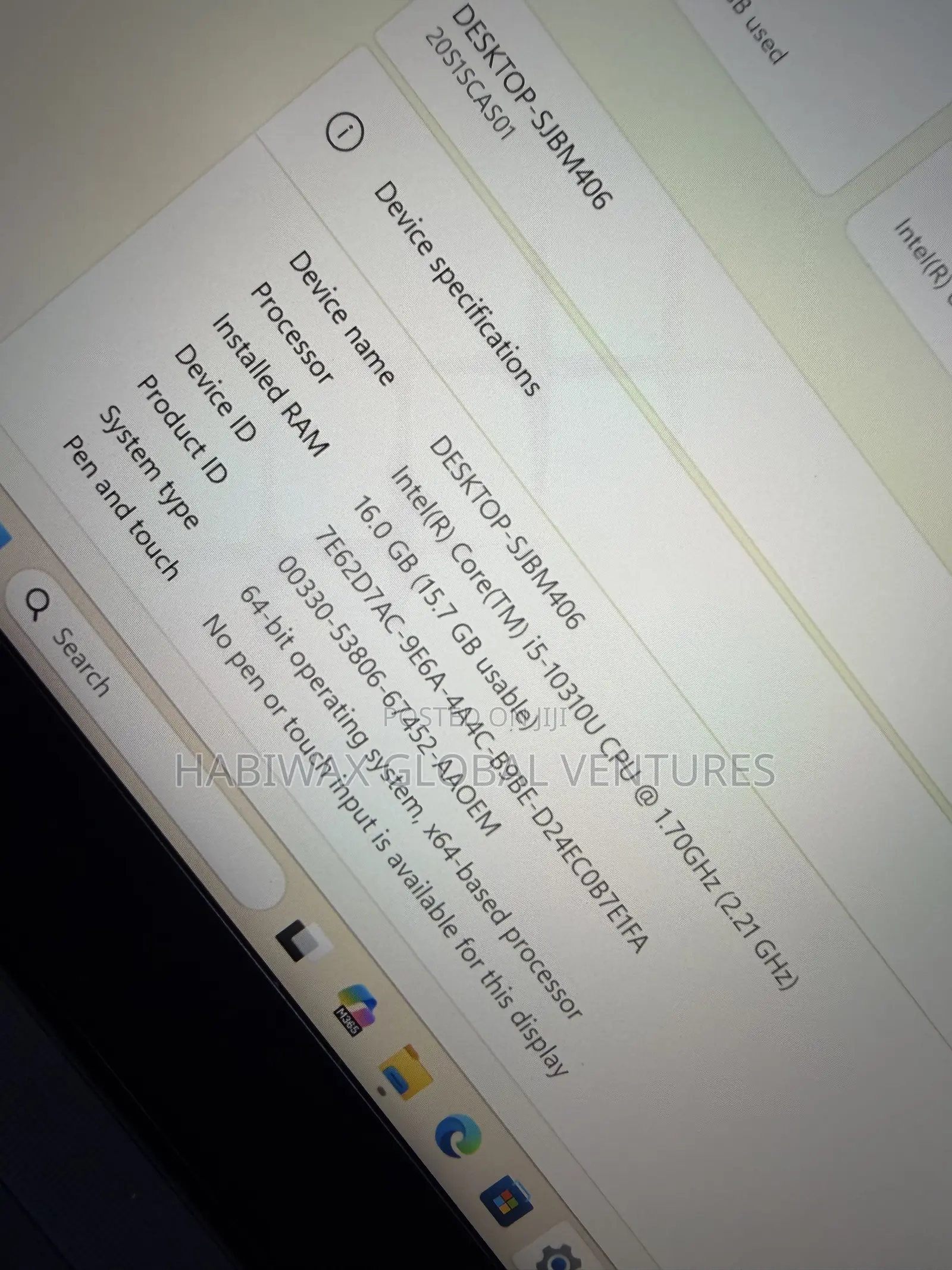Laptop Lenovo ThinkPad T14 16GB Intel Core i5 SSD 256GB