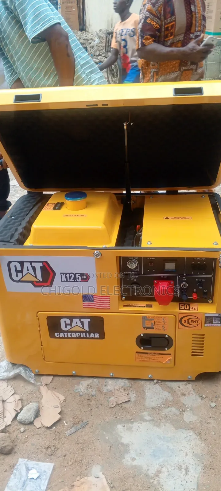 Original Cat Diesel Generator 12.5 kVA 100% Copper Coin 3 Phase