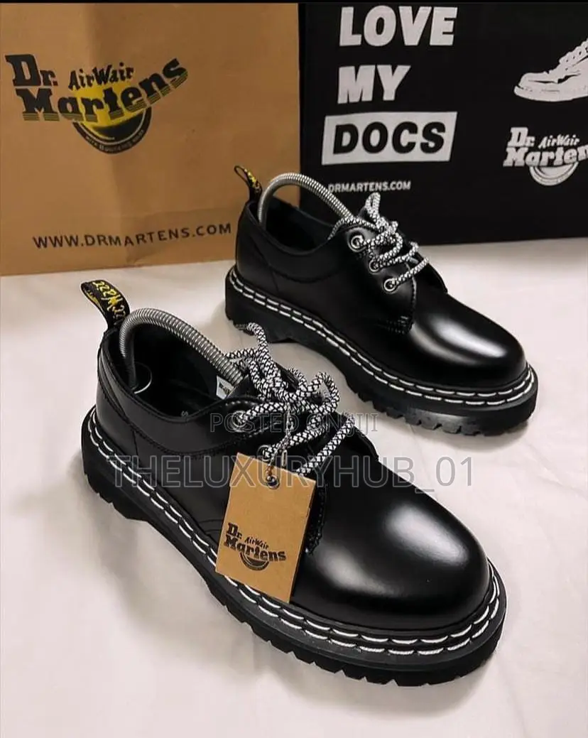Original Dr Martens Transparent Sole Corporate Shoe