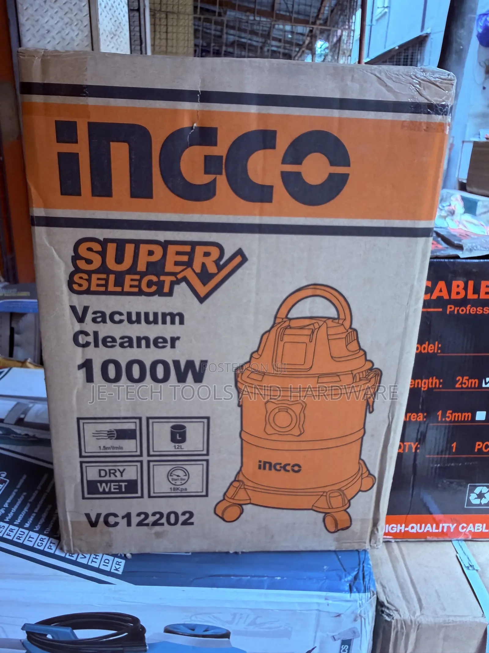 Ingco Brand Vacuum Cleaner 12L