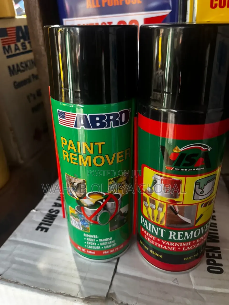 ABRO Paint Remover Spray 450ml Heavy-Duty Paint Stripper