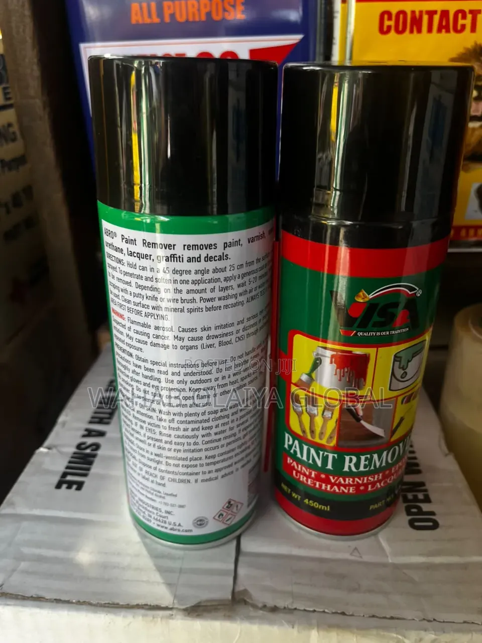 ABRO Paint Remover Spray 450ml Heavy-Duty Paint Stripper