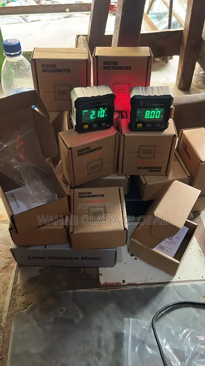 KRTED Digital Inclinometer With Laser Level Rechargeable