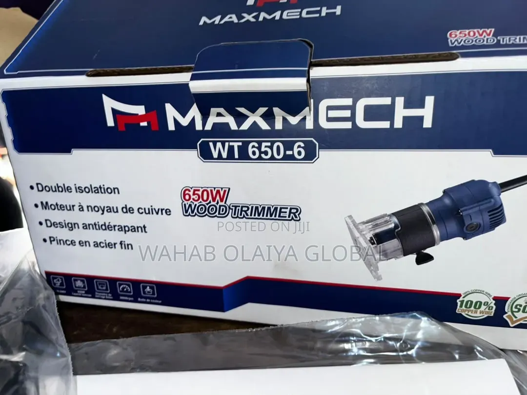 Maxmech WT650-6 650W Wood Trimmer Palm Router 1/4 Inch