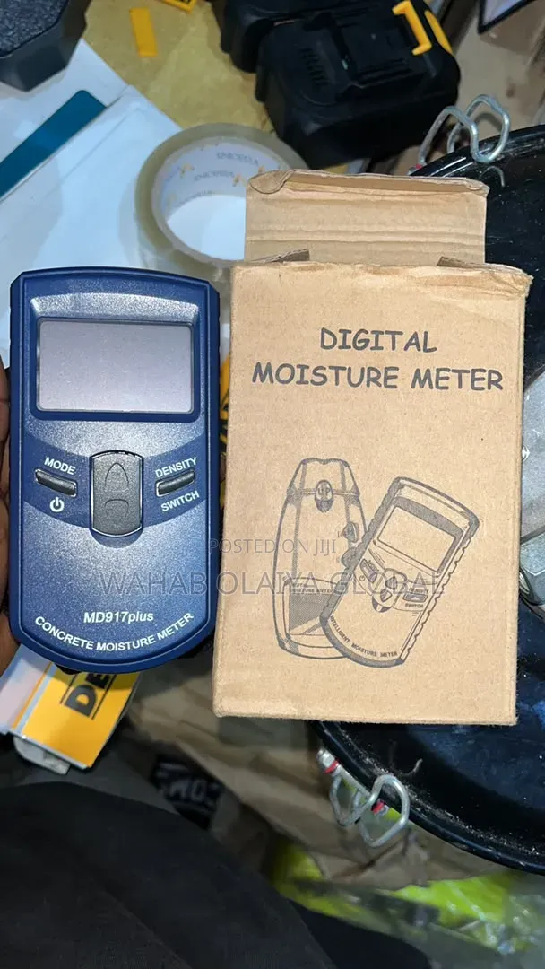 MD917 Plus Digital Pinless Concrete Moisture Meter Tester