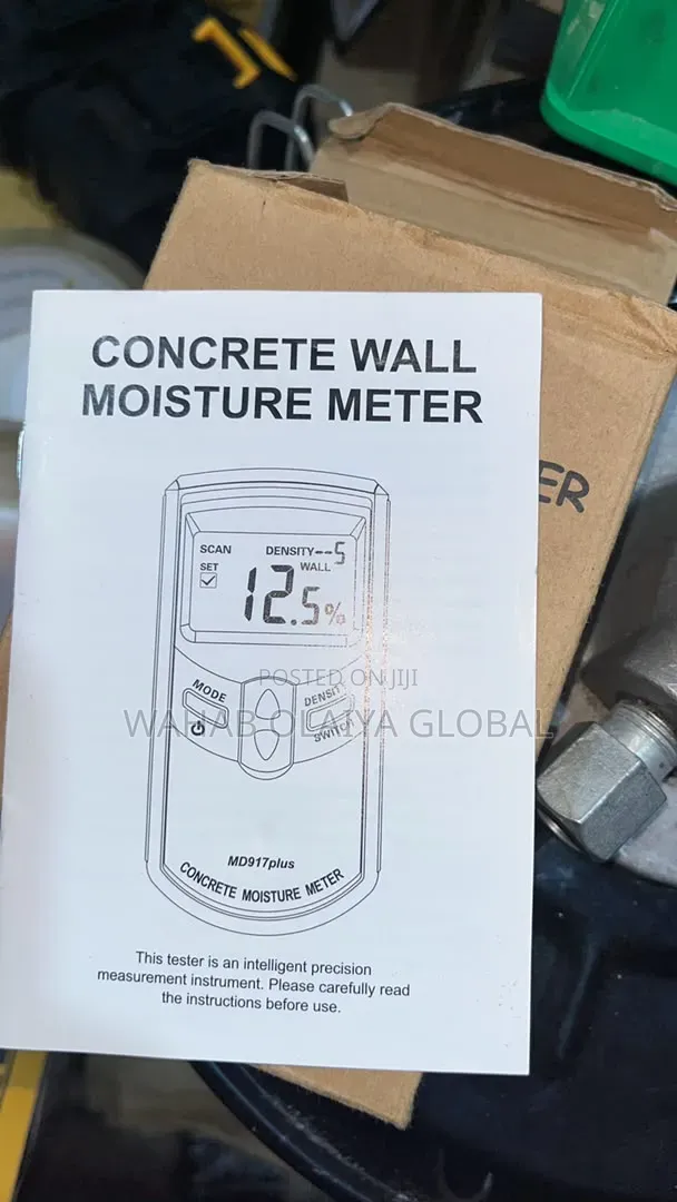 MD917 Plus Digital Pinless Concrete Moisture Meter Tester