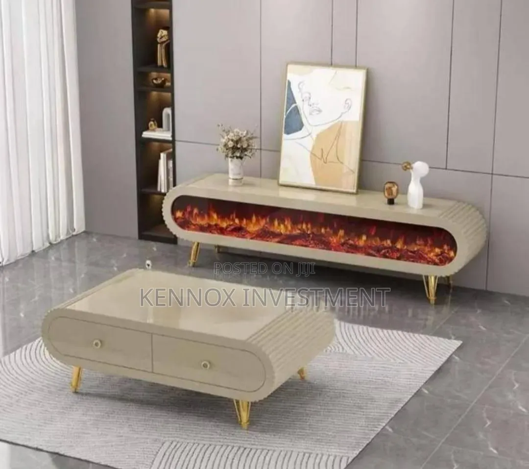 Well Designed Foreign Center Table and a TV Stand