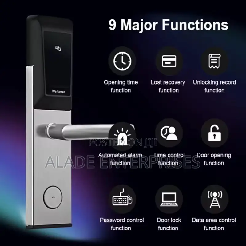 Smart Hotel Card Door Lock System With Free Management Software