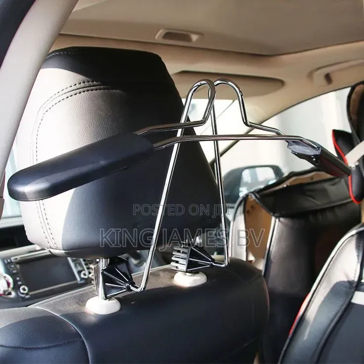 Stainless Steel Car Headrest Hanger Premium Vehicle Storage Accessory