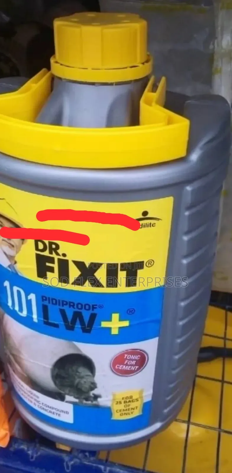 5 Liters Dr. Fixit Waterproof Cement Liquid