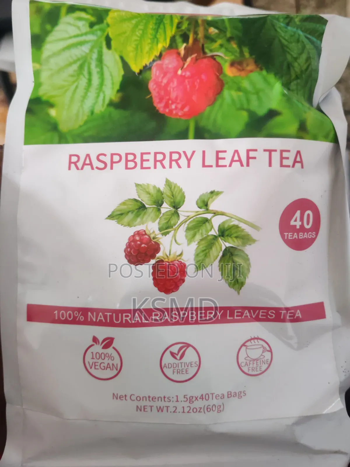 40 TEA BAGS - Raspberry Leaf Tea
