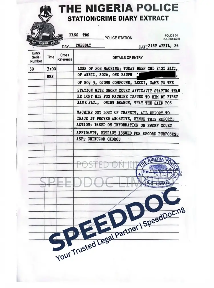 Police Report
