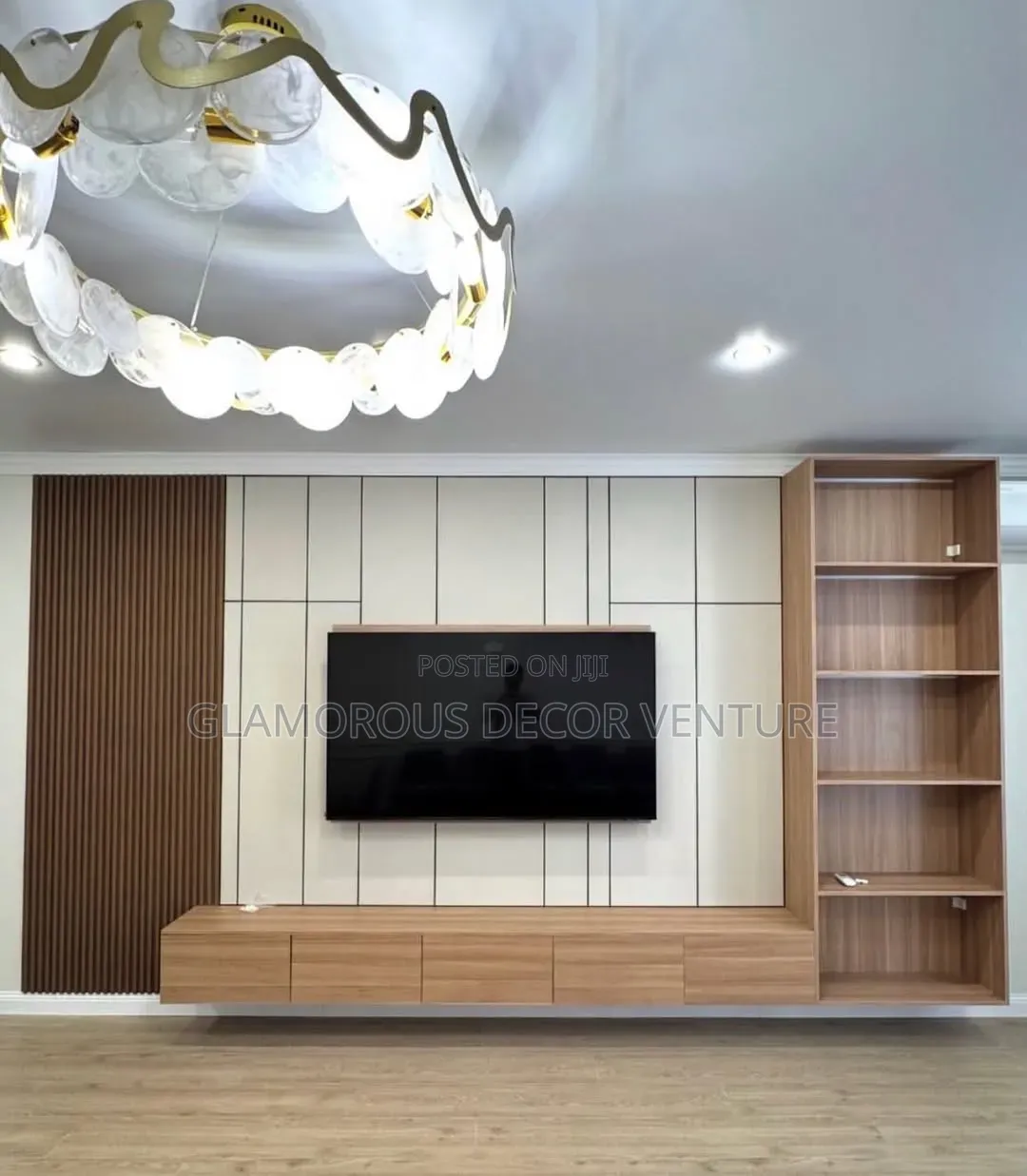 Luxury TV Console Feature Wall