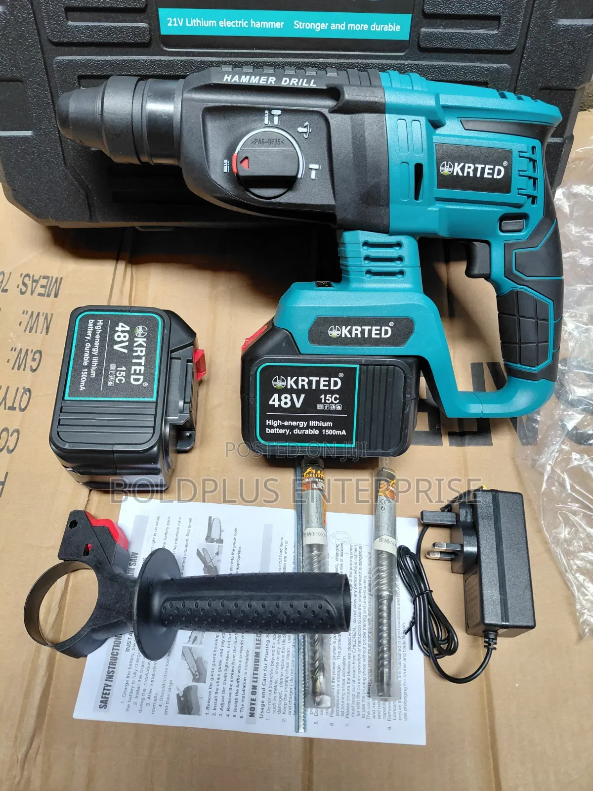 48 Volt KRTED Rotary Hammer Machine