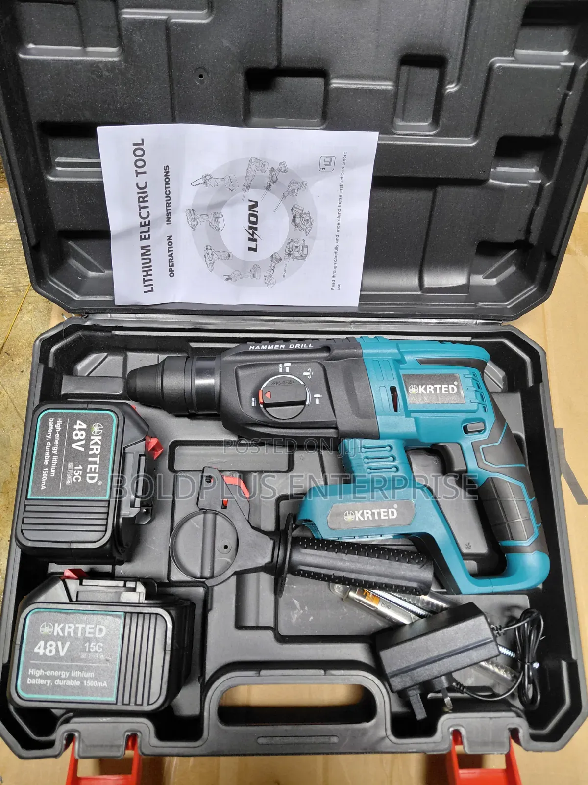 48 Volt KRTED Rotary Hammer Machine