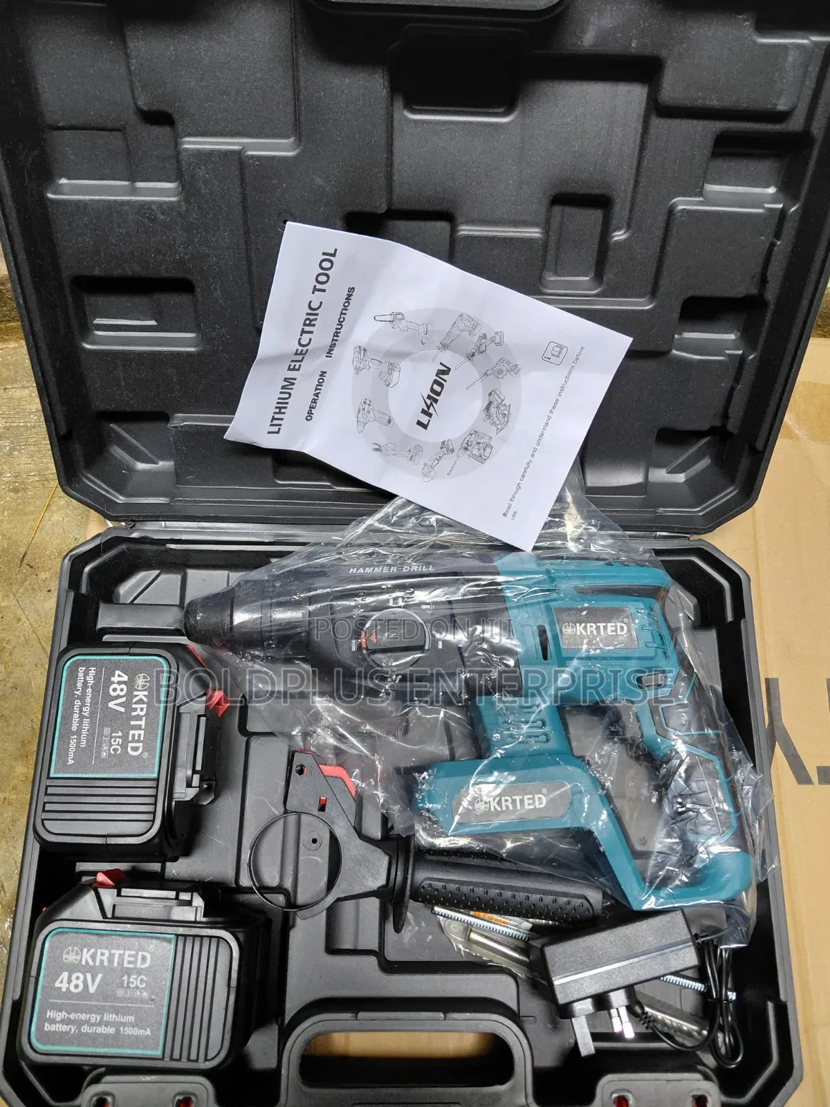 48 Volt KRTED Rotary Hammer Machine
