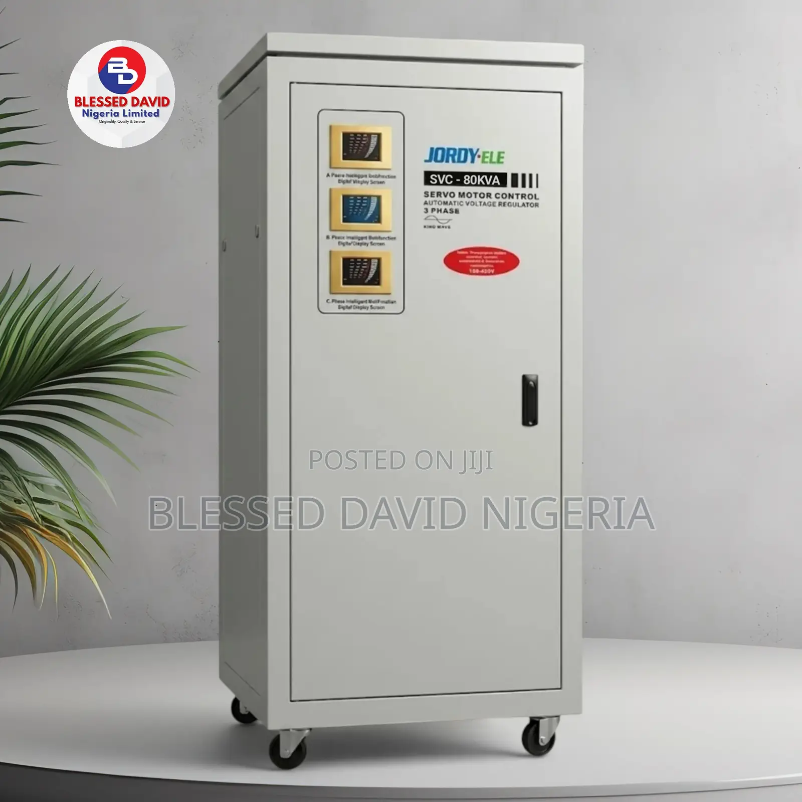 JORDY-ELE SVC-80KVA Servo Automatic Voltage Regulator / Stabilizer