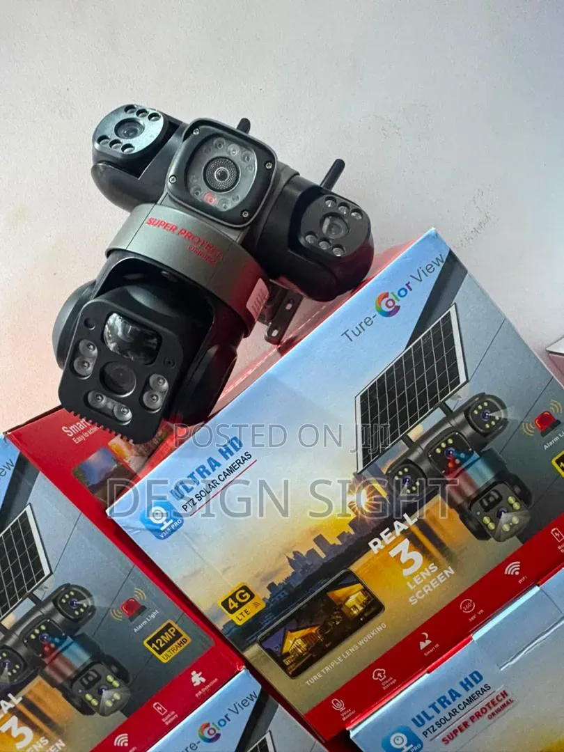 12mp Ultra HD Triple Lens PTZ Camera