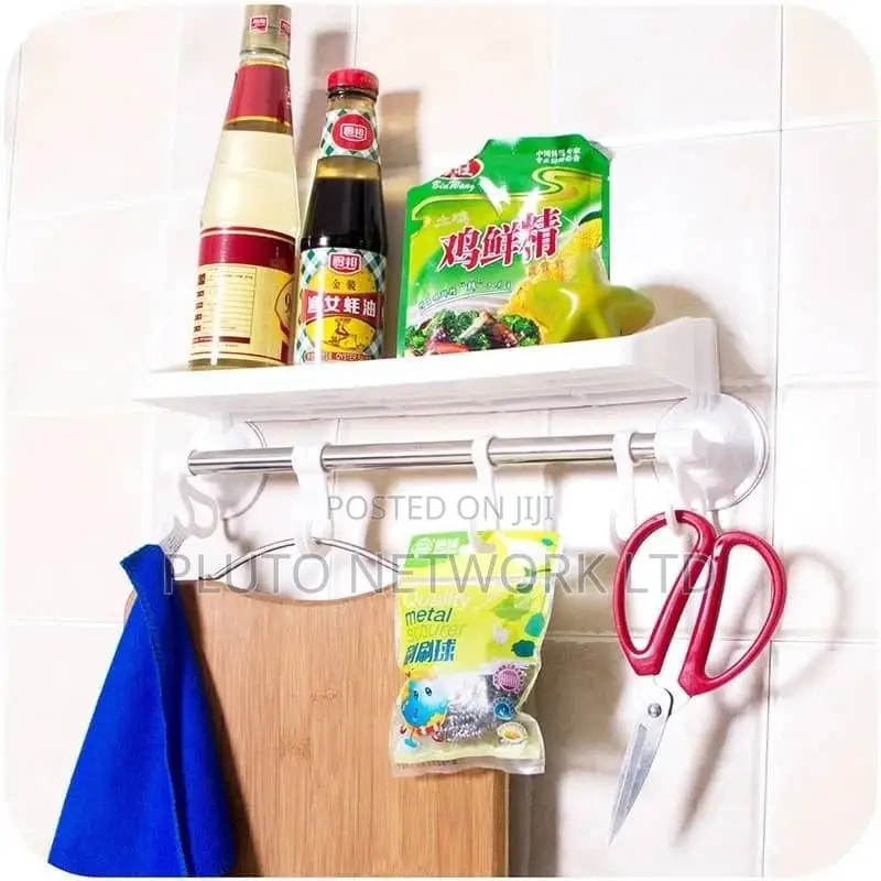 Multi Purpose Strong Sucker Wall Mounted Storage Rack,shower Caddy